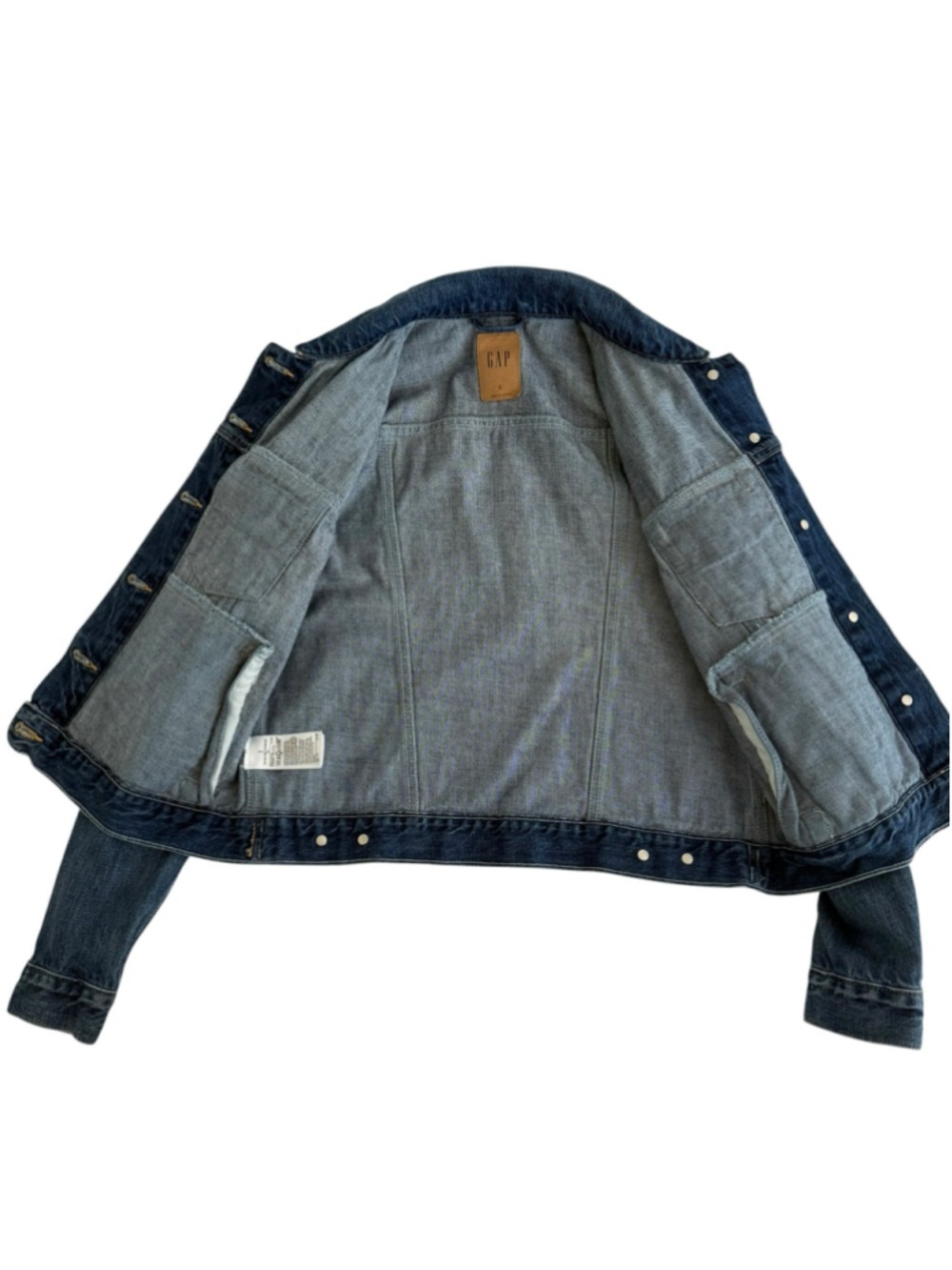 Women's GAP Classic Denim Jean Jacket Size S - Picture 7 of 11